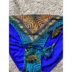 Becca New.  blue lace bikini bottom. Medium. Photo 7