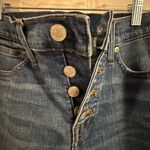 Madewell , size 26, Slim Straight Jeans: Distressed‎ Button-Front Edition Photo 4