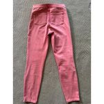 Spanx Women Pink Red Jean-ish Ankle Leggings Pull On Stretch Size Medium Photo 4