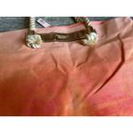 Victoria's Secret NWT‎ Victoria Secret Shoulder Tote Bag Braided Rope Handles Beach Peach Ombre Photo 4