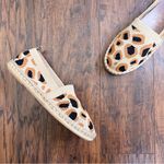 Deltan • Hensley Flyknit Espadrille leopard animal print flat slip on knit Size 7 Photo 4