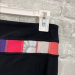 Lululemon  athletica Black Groove Leggings with Multicolor Waistband Photo 4