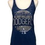 Campus Lifestyle NWOT Blue Marled LA Dodgers Racerback Tank Top New Photo 0