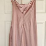 MORE TO COME | NWT Emma Strapless Maxi Dress in Blush Satin XL Pink Photo 8