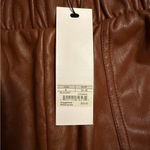 BB Dakota Steve Madden High Waist Tan Leather Shorts Photo 10