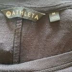 Athleta  Black Long Sleeve Tunic Top with Side Knot Sz Medium Photo 5