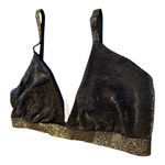Colsie Black Metallic Bra‎ Size XL Photo 2