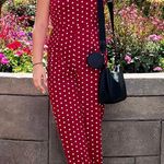 Polka Dot Jumpsuit Red Size M Photo 0