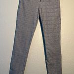 Gap  Gray Signature Skinny Ankle Pants Checkered Red and Black SZ 6 High-Rise Photo 2