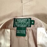 Vintage Women's Ralph Lauren Country Khaki Twill Pencil Skirt Size 8 Tan Photo 3