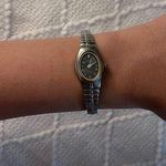 Vintage Silver & Navy Quartz Bracelet Watch Photo 0