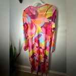 Trina Turk Echo Mesh Retro Multi Maxi Swim Coverup Dress Photo 7