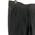 INC International Concepts Black Skinny Faux Leather Side Stripe Pants Size 8 Photo 3