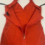 Marciano Women's Red Sleeveless Bandage Dress Size 10 Photo 4