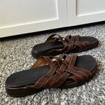 Timberland  Women’s Brown Braided Leather Sandals Smart Comfort System Size‎ 7.5 Photo 2