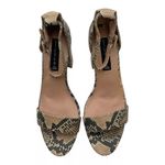 Steve Madden Steven by  Vino Block Heel Sandal Natural US Women's 9.5 Medium Photo 3