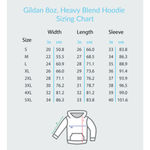 POSH Heartbeat Custom Blue Black Long Sleeve Graphic Hoodie Sweater Size L Photo 3