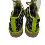 Vilagallo Tropico Blucher Espadrilles Leopard Print Shoes Size 39 / 9 Tan Photo 5