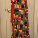 Handmade Vintage  Patchwork Print Multicolor Maxi Dress.      2217 Photo 4