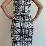 XOXO Black Geo Linework Dress NWT Photo 4