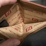 Mountain Stone Red Leather Beautiful Flower Design Brown Photo 6