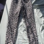 Jessica Simpson  Black and Cream Animal Print Leggings Photo 0