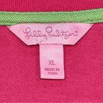 Lilly Pulitzer Pink Pique Polo Shirt Top Women’s size XL Photo 5