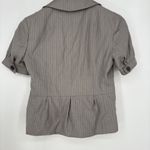 Banana Republic  Wool Gray Blazer Jacket Blouse-Skirt Top Wmn's 0 Wool-Silk y2k Photo 6