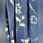 See You Monday Women’s Blue Floral Pleated Skirt Size Medium Elegant & Feminine Photo 4