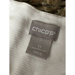 Chico's Chico’s Lace-Trim Crochet Tunic Blouse Women’s 0 (4/6) Semi-Sheer Coastal Preppy Photo 7