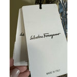 Salvatore Ferragamo  NWT Silk Blend Foliage Printed Pants Size EU 48/US 14 Photo 5