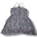 Mimi Chica Dress Size Large Womens Mini Dress Sleeveless Spaghetti Strap Paisley Women's Dress Photo 3