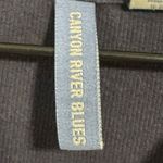 Canyon River Blues Thermal T-Shirt XL Navy Blue Ribbed Knit 100% Cotton Grunge Photo 5