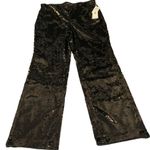 Good American Sequin Party Pant Size 6 Black Women's pull on NEW 3X 22/24 plus Photo 7