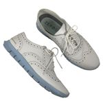 Cole Haan Zerogrand Wingtip Leather Oxford Shoes Lace Up Blue Size 8B Photo 2