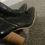 Studio W Black Leather Heeled Ankle Boots Size 6 US Photo 3