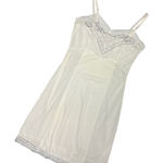 Vintage Lace Trim Slip Cream Size 34‎ or S/M Size M Photo 0