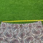 Talbots  Womens 14 The Perfect Crop Pants‎ Dress Trousers Floral Paisley Abstract Photo 3