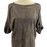 Whistles Leather Suede Zip Detail Dress Size 6 (US) Photo 0