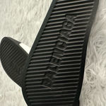 Balenciaga  Raised Logo Embossed Rubber Pool Sandals Slides‎ Shoes White $395 36 Photo 6