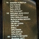 H&M  Dress Womens Large Black‎ 3/4 Sleeve Fitted Knit Sweater Bodycon Stretch Photo 5