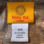 Ruby Rd . Petite distressed look lightweight top Shacket Women’s Petite Size 10P Photo 3