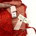 NEW Free People HAH Blood Orange Lace Top 2 Bottom Lace Photo 6