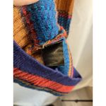 Gianni Bini  Fitted Sweater Dress M Striped Colorful Rainbow Mini Bodycon Sheath Photo 8