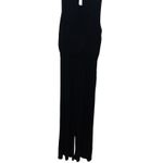 Pink Lily Black Sleeveless Wide Leg Jumpsuit Women L Photo 3