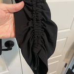 Athleta Aspire Ankle Pants Womens Size 14 Black Zip Pocket Ruched Leg Photo 2