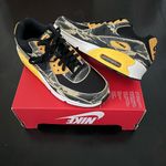 Nike New Air Max 90 GS Black University Gold Camo Photo 2