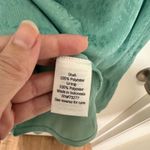 LC Lauren Conrad | Adel Blue Jacquard Ruffle Neck Button Front Tiered Dress Photo 8