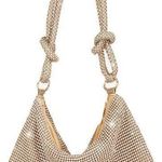 NWOT Gold Rhinestone evening bag, perfect for a night out / special occasion! Photo 0