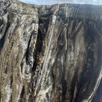 Young Threads  olive green crushed velvet embroidered maxi skirt Photo 5